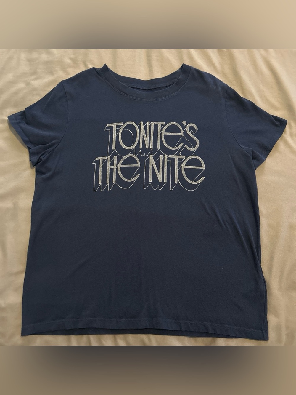 Madewell Navy Relaxed Softfade Cotton Tee